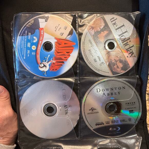 Case Logic 12 x 12 Black DVD Case with with 36 Classic Movies - Picture 4 of 12